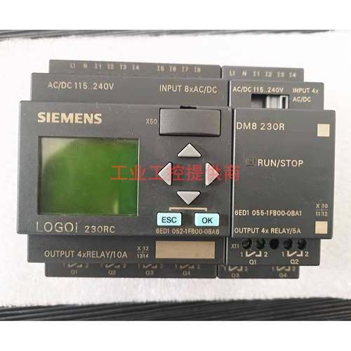 230RC A6 6ED1052-1FB00-0BA6西门子LOGO!模块6ED1055-1FB00-0BA1