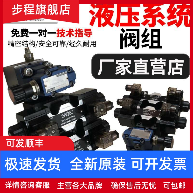 液压泵总成小型液压阀组液压站液压升降机千斤顶电动微型系统阀组