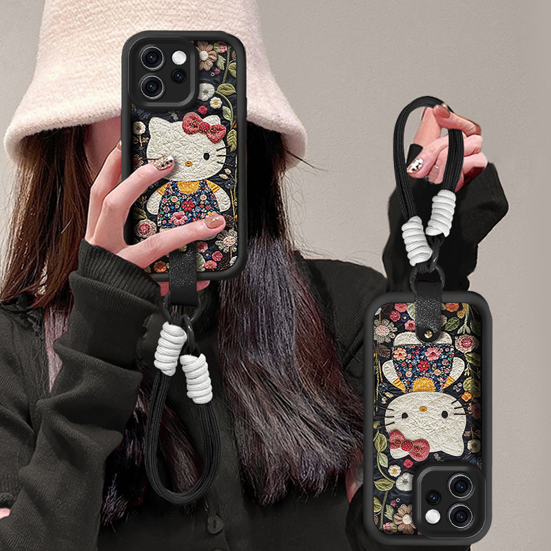 适用OPPORENO15系列碎花防摔外壳