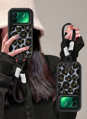 适用小米17Promax手机壳15新款mi14高级13Pro蓝色豹纹可爱12spro全包防摔11液态硅胶10好看专用9挂绳保护套