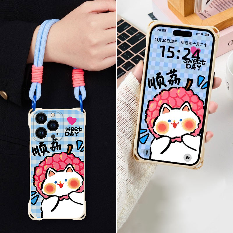 适用苹果系列事事顺利防摔手机壳