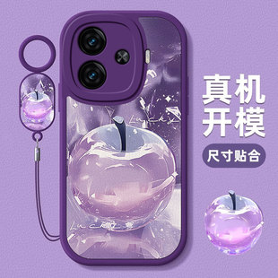 适用iqooz10Turbo手机壳9新款vivo高级感8水晶苹果6x全包5防摔硅胶女xz3小羊皮u3x带挂绳软壳z1x创意保护套