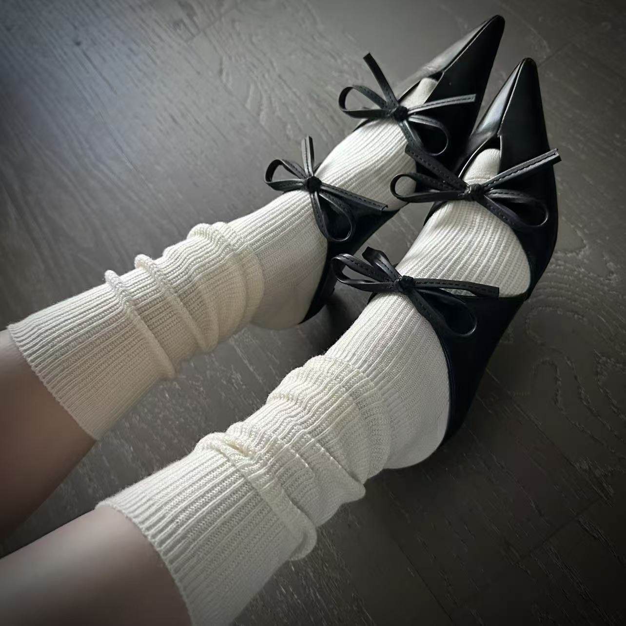 外贸袜子女小众轻奢长袜女小腿袜轻薄款水晶羊绒袜柔软舒及膝女袜,女士内衣/男士内衣/家居服,长筒袜,淘宝优惠券,粉丝福利购,淘宝优惠卷