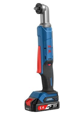 DCPB80角向冲击电动扳手棘轮直角90度桁架旋耕机汽修充电锂电东成