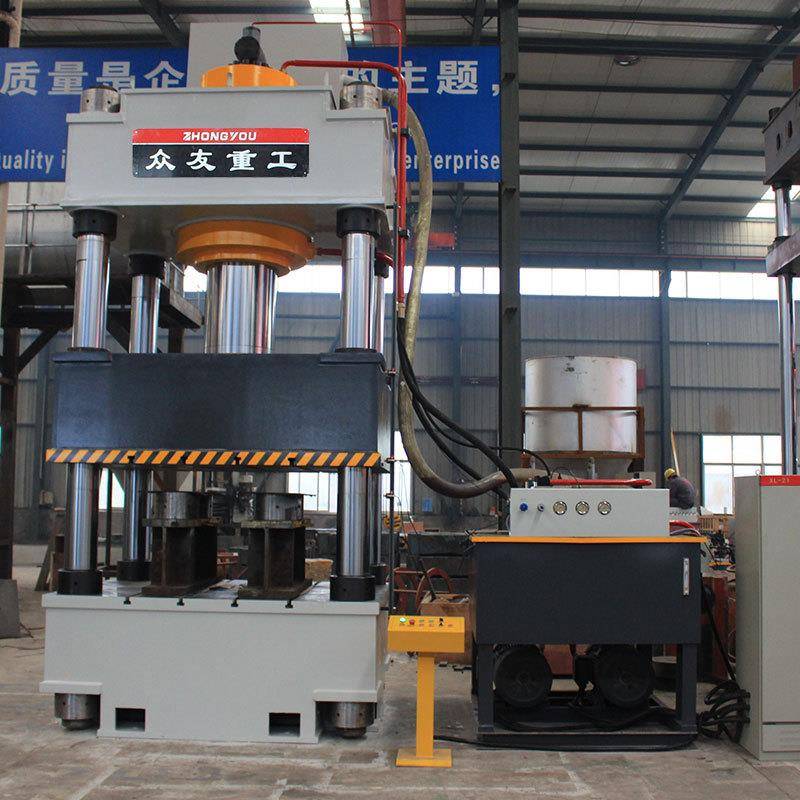 四柱液压机630吨金属压制成型油压机水箱拉伸成型压力机非标定