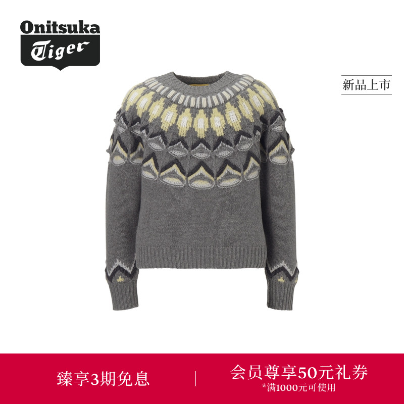 【新品】Onitsuka Tiger鬼塚虎男女款针织衫毛衣
