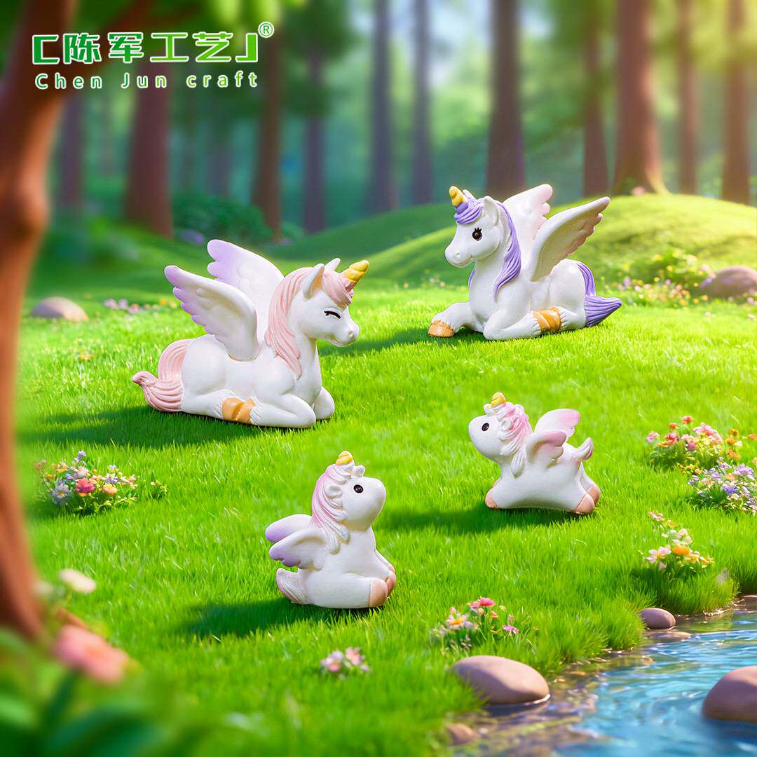 梦幻蛋糕浪漫星空独角兽DIY摆件