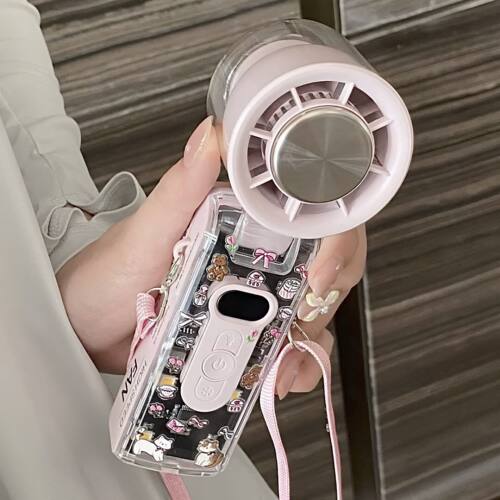 制冷小风扇静音手持迷你半导体冰敷式户外可携式挂颈长续航学生上