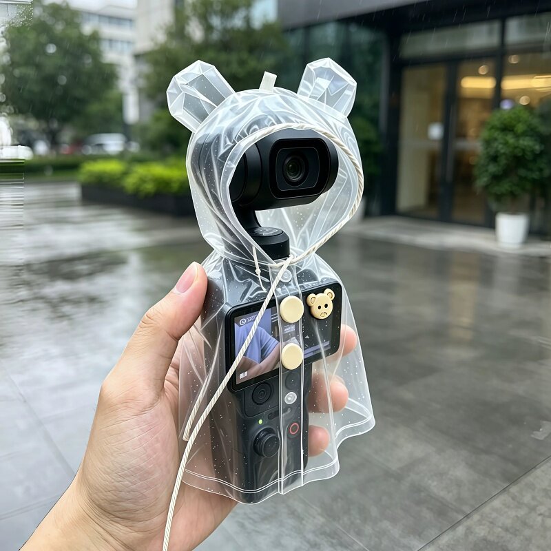 相机防水套大疆pocket4雨衣透明可视防水罩下雨天户外演唱会拍照