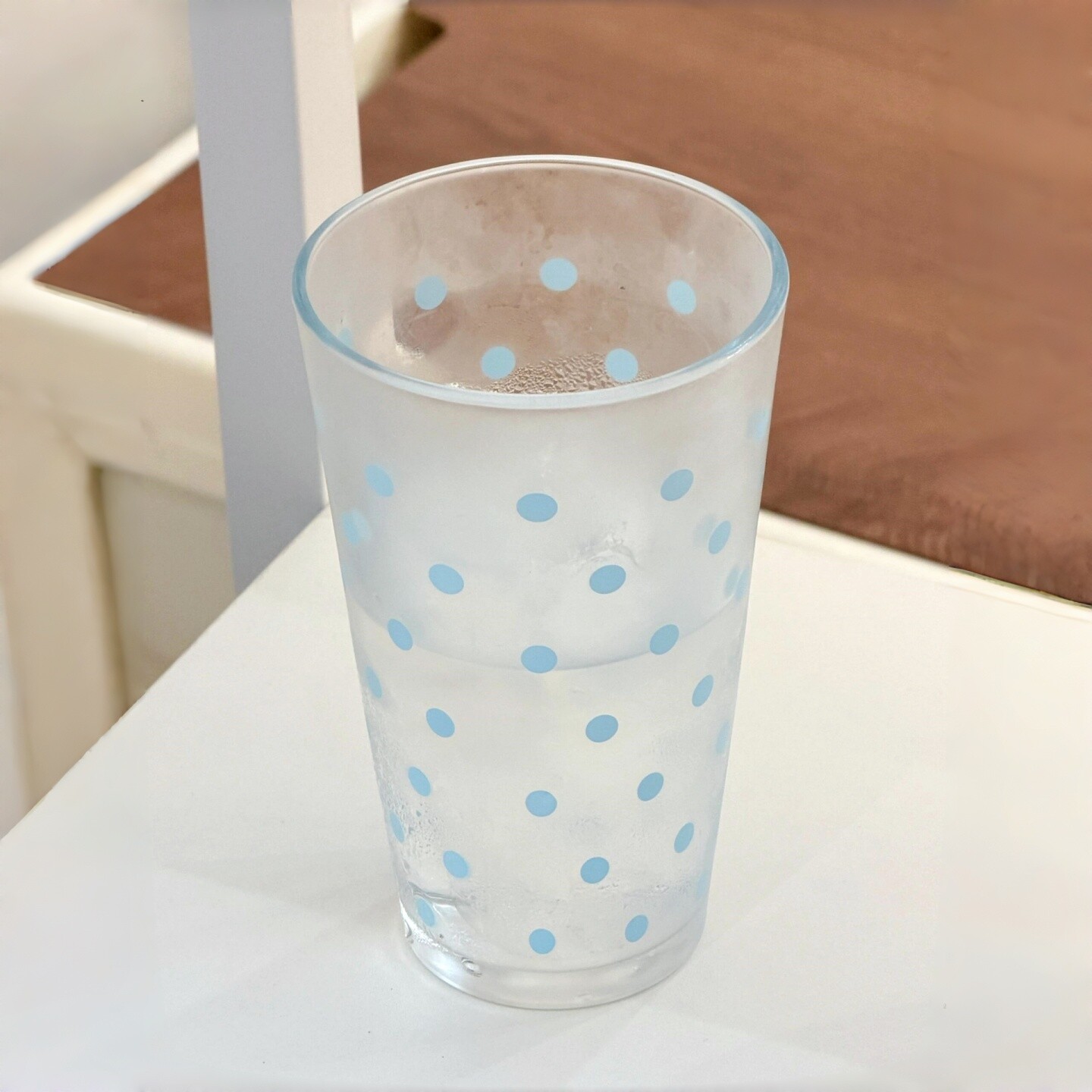 ins波点杯子高硼硅玻璃杯高颜值家用食品级喝水大容量透明咖啡杯