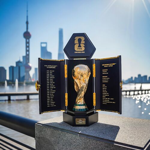 【已夺冠】2026世界杯大力神杯1比1工艺礼品摆饰奖杯模型足球比赛