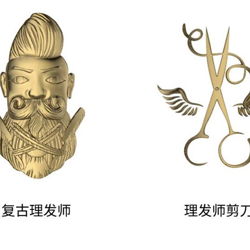 理发电推剪油头雕刻推子器专业发廊光头刻痕神器剃U头刀嘉美白佛