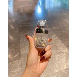 乳液分装 旅行便携按压式 瓶轻奢镶钻星星玻璃瓶高颜值化妆品小空瓶