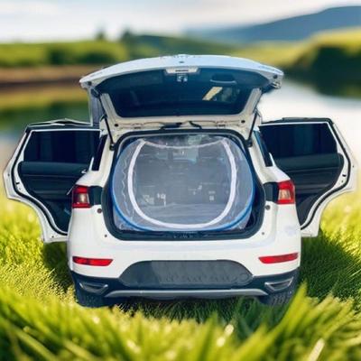 汽车防蚊车载蚊帐旅游网纱车尾门SUV后备箱蒙古包可携式免安装户