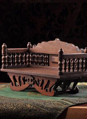 伊利东南亚风格家居饰品沙发模型实木饰品客厅佛像底座入口装饰