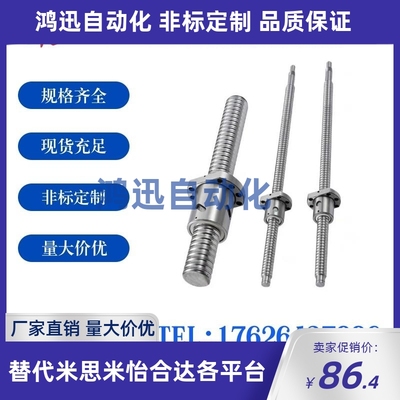 滚珠丝杠丝杆BSS BSX BSSE1202 1205 1210 1510 1505 2510 2520