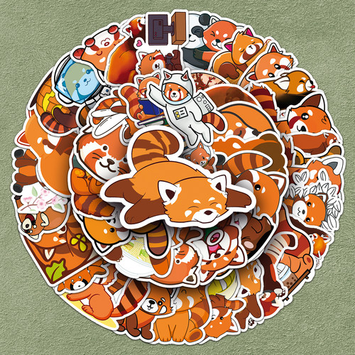贴纸redpandas防水装饰涂鸦动物