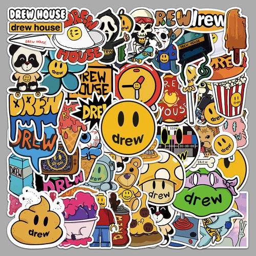 100张潮牌贴纸卡通创意防水装饰