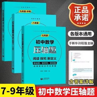 初中数学压轴题阅读探究新定义七八九年级全套于新华孙现强初中数学刷题解题技巧大全初一初二初三基础知识中考数学十六讲总复习