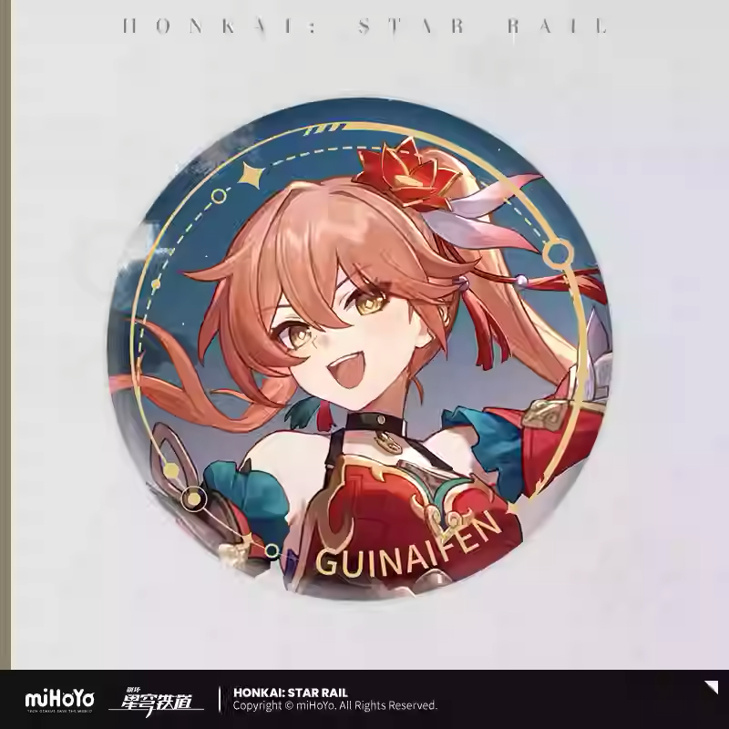 周边|崩坏RPG|桂乃芬|摆件|金属徽章|角色立绘系马口铁徽章桂乃芬