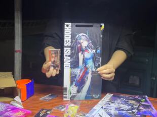 明日方舟通行证阿米娅魔改亚克力小红书同款 特大号通行证夕