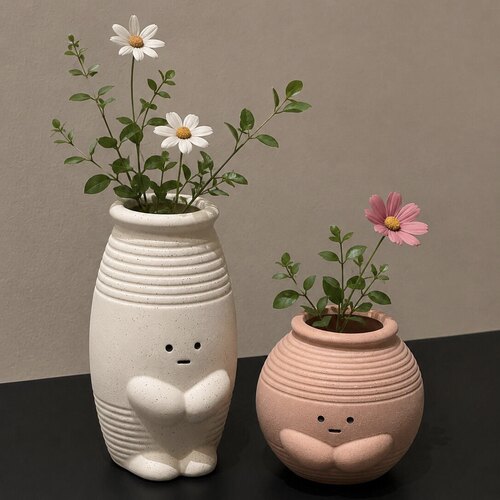 陶瓷花瓶装饰品摆件客厅插花器