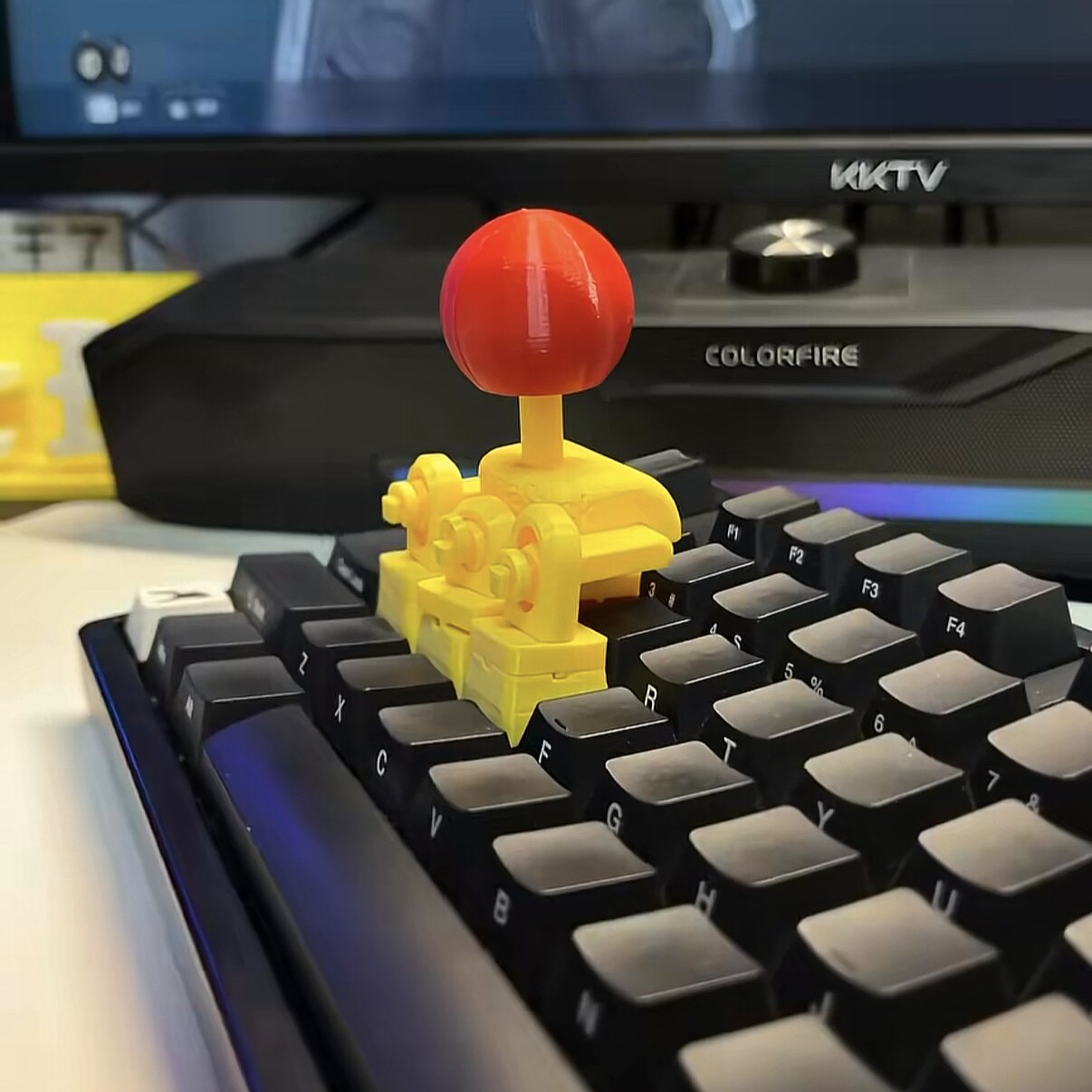 3d打印操纵摇杆键帽便携式游戏手柄多功能接头霸王拳皇电脑小配件图片