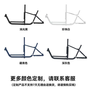 cargo bike宠物自行车载物亲子电助力自行车车架颜色定制