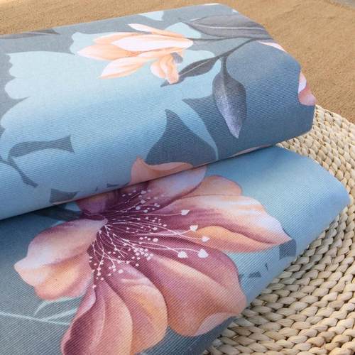 加厚棉麻老粗布床单印花四季款打折床上双人床榻榻米大炕定制被单