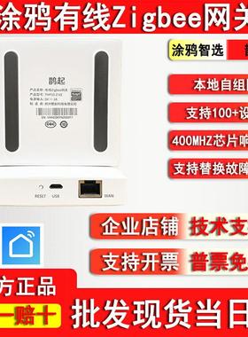 涂鸦有线 线zigbee网关智选鹊起智能联动远程控制智能家居THP10-Z