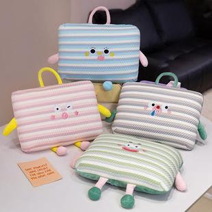 夏季 冰丝凉感午睡枕儿童小学生睡觉专用办公室桌上趴睡枕头可拆洗