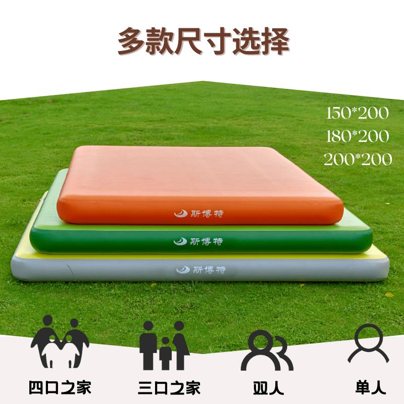 TPU/PVC博特户外帐篷床垫拉丝充气床垫双人单人户外地垫耐用耐磨