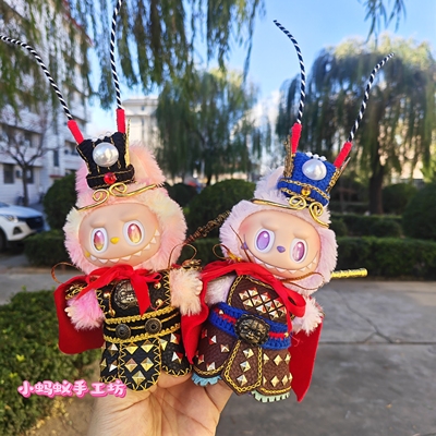 拉布布一代三代labubu娃衣17cm悟空齐天大圣搪胶娃衣泡泡玛特娃衣