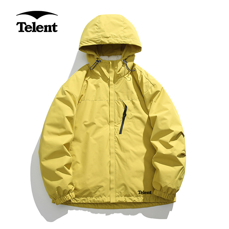 telent天伦天三合一羽绒冲锋衣秋冬可拆保暖夹克长袖美式休闲外套