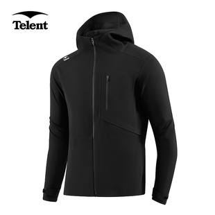 天伦天Telent软壳衣男女防风防水保暖连帽冲锋衣秋冬户外登山服