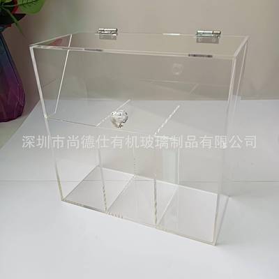 化妆刷组织者防尘盖大容量亚克力透明展示架收纳盒整理桶适用梳妆