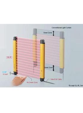 实价拍KEYENEC安全光栅GL-R64H/GL-R80H基恩士GL系列64光轴