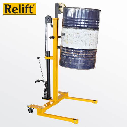 Relift手动液压油桶升高车WA30B装卸叉车低支腿搬运车300kg升0.75