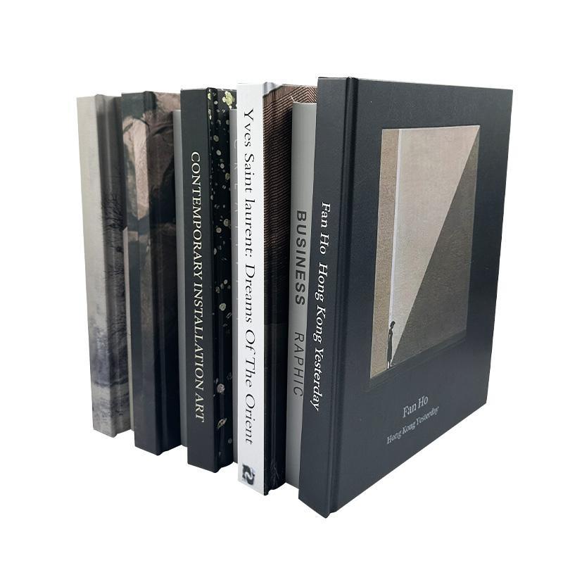 新款超大号装饰硬壳可翻页书空白页无字中间有一张插图展示书摆件