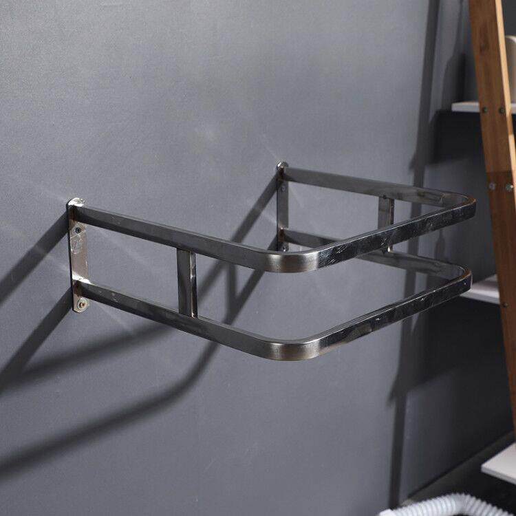 不锈钢挂墙式洗手盆支架化妆室洗脸盆挂墙式洗漱台盆支撑架子