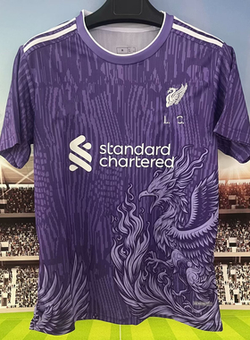 2425赛季俱乐部短袖上衣新款球衣LWP物浦球衫比赛训练运动队服T恤