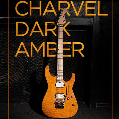 Charvel Pro-Mod DK24 HH FR M Dark Amber 墨西哥产电吉他