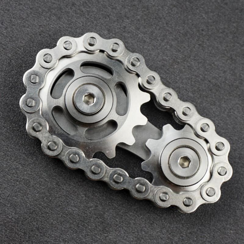 精工不锈钢手指尖陀螺EDC限量绝版高级金属指间玩V具解压减压神器