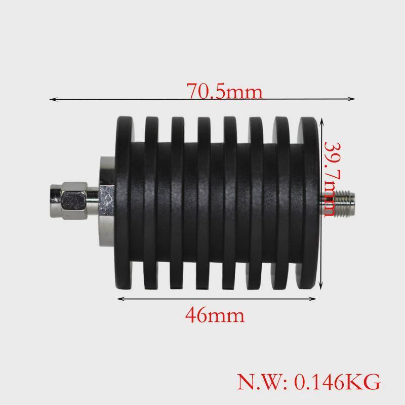 3GHz连接器30WSMA-JK射频同轴固定衰减器1-40db50ohm现货