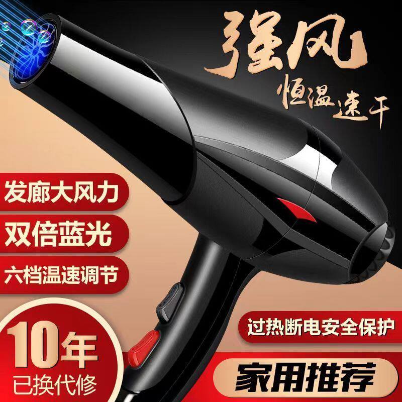 发廊专用电吹风机家用大风力负离子护发理发店大功率速干冷热风筒