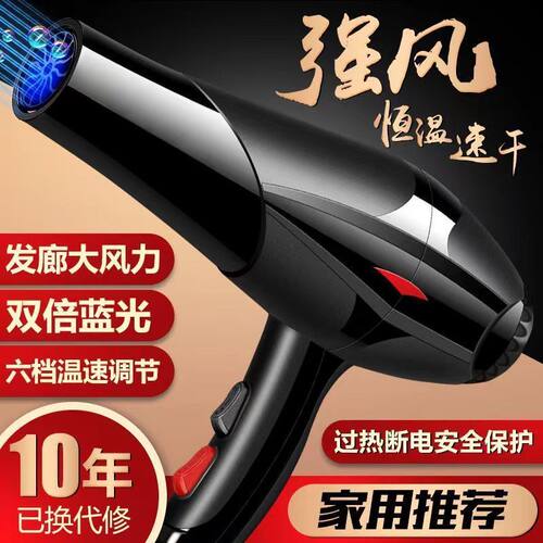 发廊专用电吹风机家用大风力负离子护发理发店大功率速干冷热风筒