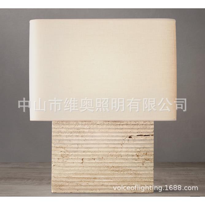 意大利风格正方形台灯尺寸款式可来图来样欧美认证欢迎到厂考察