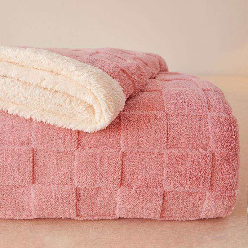 秋冬季新款塔芙绒毛毯加绒加厚被罩多功能毛毯双面绒毯子午睡绒毯