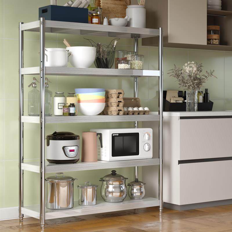 不锈钢厨房置物架落地多层微波炉烤箱储物货架锅具架家用收纳架,厨房/烹饪用具,厨房置物架/置物柜/角架,淘宝优惠券,粉丝福利购,淘宝优惠卷