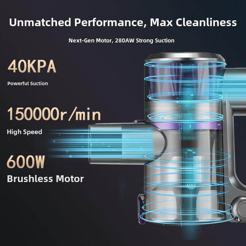 普维诺2025新款无线吸尘器家用大吸力手持小型宠物猫毛地毯除螨机